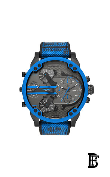 Diesel Chronograph Watch Mr. Daddy 2.0 for Men, Stainless Steel Watch DZ7434 + Gift perfume Tester 30 ml image 2