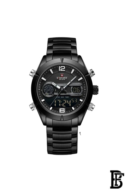 NAVIFORCE NF9232 BBB  MEN'S Stainless Steel Analog Wrist Watch image 1