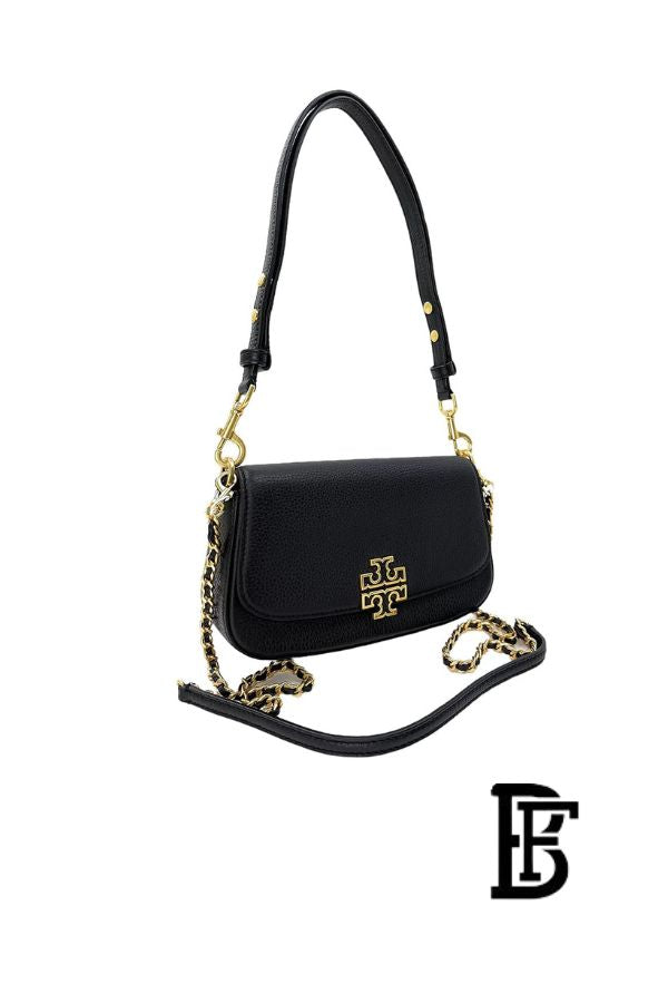 Tory Burch Black Leather Women Handbag 138772 001 – Elegant Everyday Shoulder Bag image 11