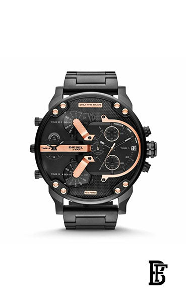DIESEL Men's Mr. Daddy 2.0 Water Resistant Chronograph Watch DZ7312 + Gift perfume Tester 30 ml image 2