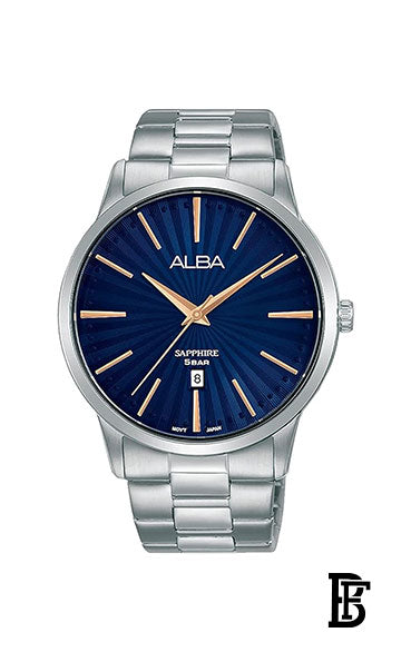 Alba AG8K81X Men's Stainless Steel Quartz  Analog Wrist Watch  Warranty from Elaraby Group image 1