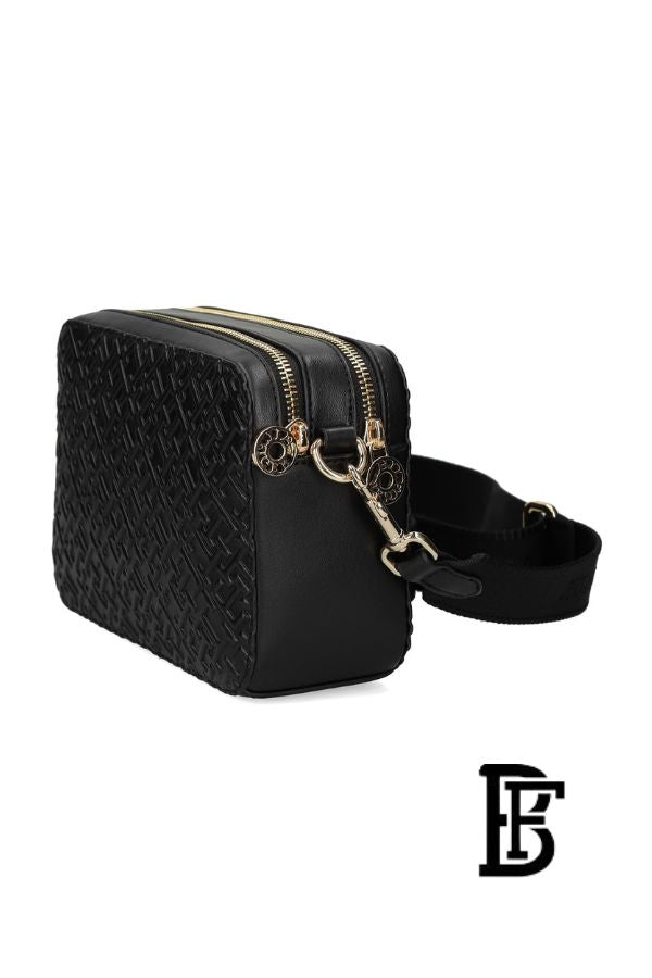 Tommy Hilfiger Black Leather Women Handbag Aw0Aw16470 – Elegant Everyday Shoulder Bag image 4