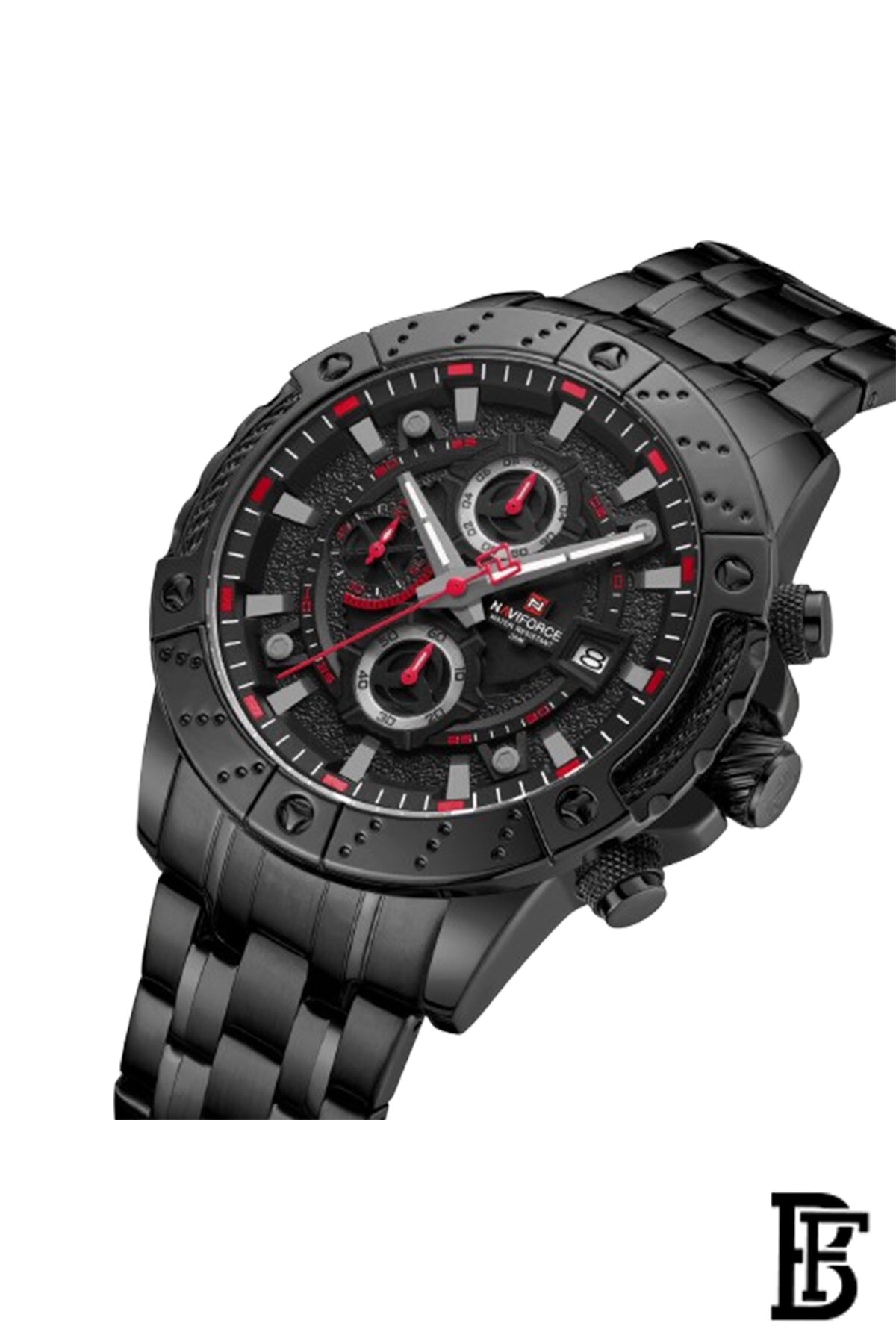 NAVIFORCE NF9227 BRB MEN'S Stainless Steel Wrist Watch image 2