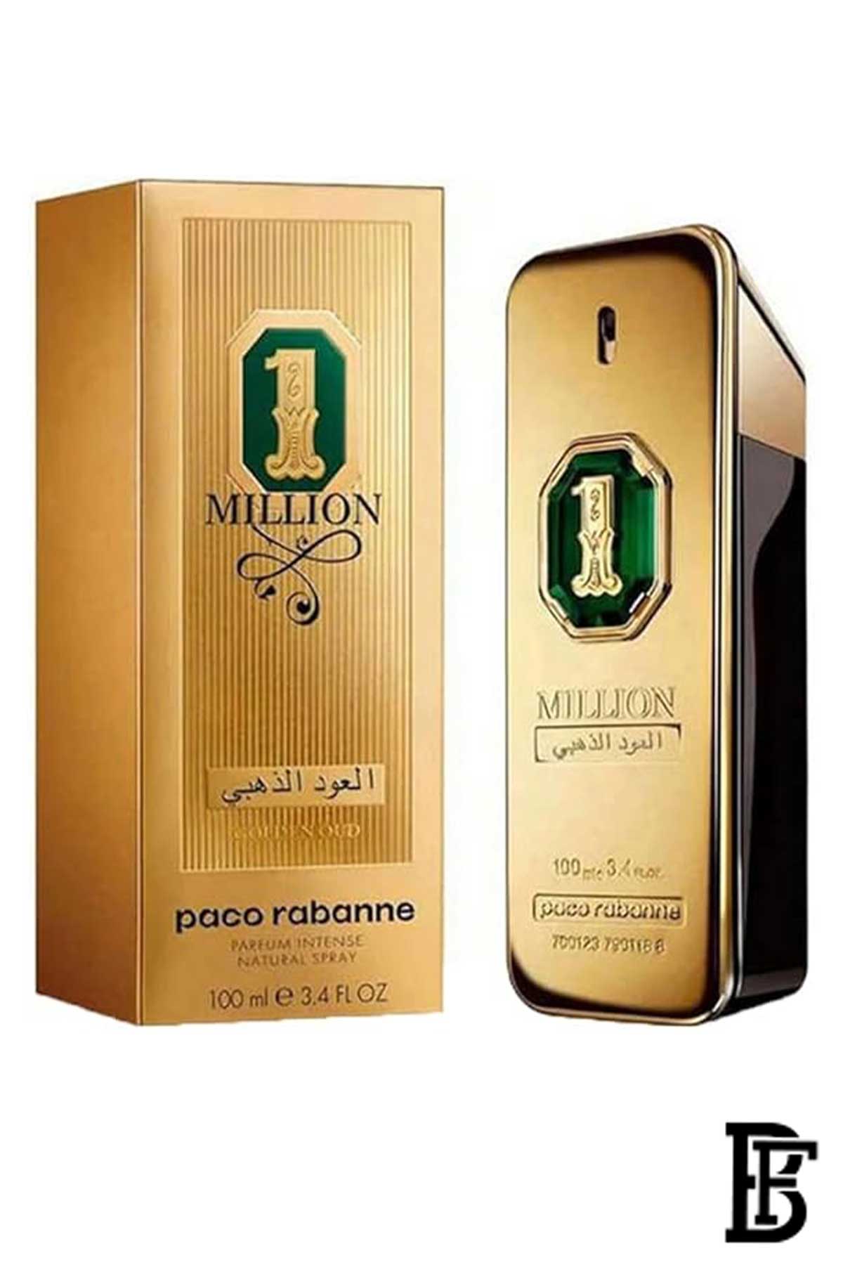 PACO RABANNE 1 MILLION GOLDEN OUD (M) PARFUM INTENSE 100ML ORIGINAL image 0