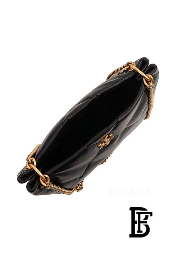 Tory Burch Black Leather Women Handbag 155235 001  – Elegant Everyday Shoulder Bag image 6