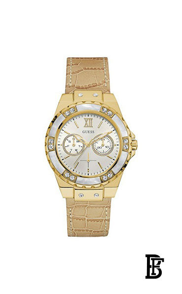 GUESS W0775L2 Women's Leather Quartz  Analog Wrist Watch image 1