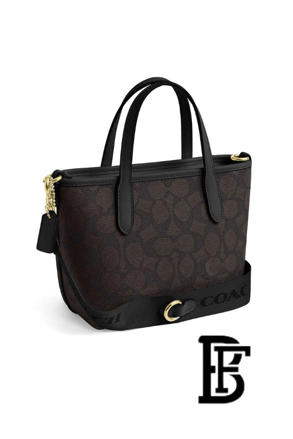 Coach Walnut Black Women Handbag Cw032 Imxaq– Elegant Everyday Handbag image 7