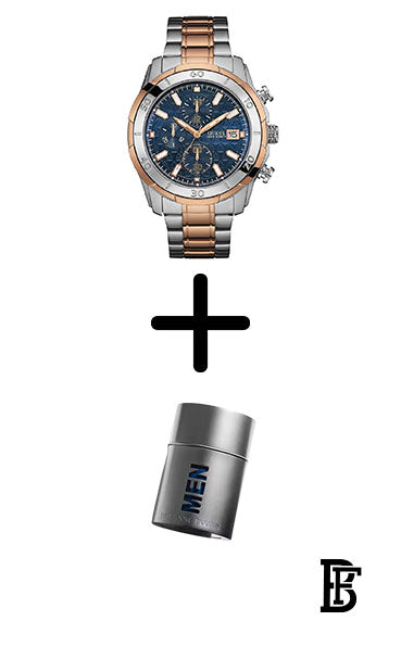 GUESS Men's Water Resistant Chronograph Watch W0746g1 + Gift perfume Tester 30 ml image 0