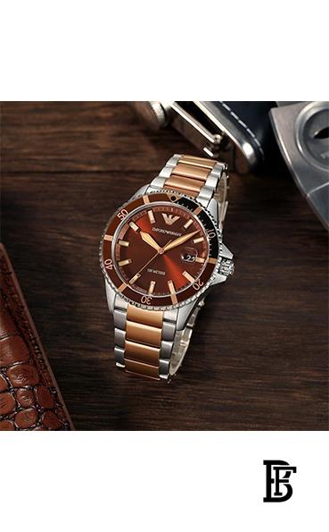 EMPORIO ARMANI Men Diver Water Resistance Stainless Steel Analog Watch AR11340 image 2