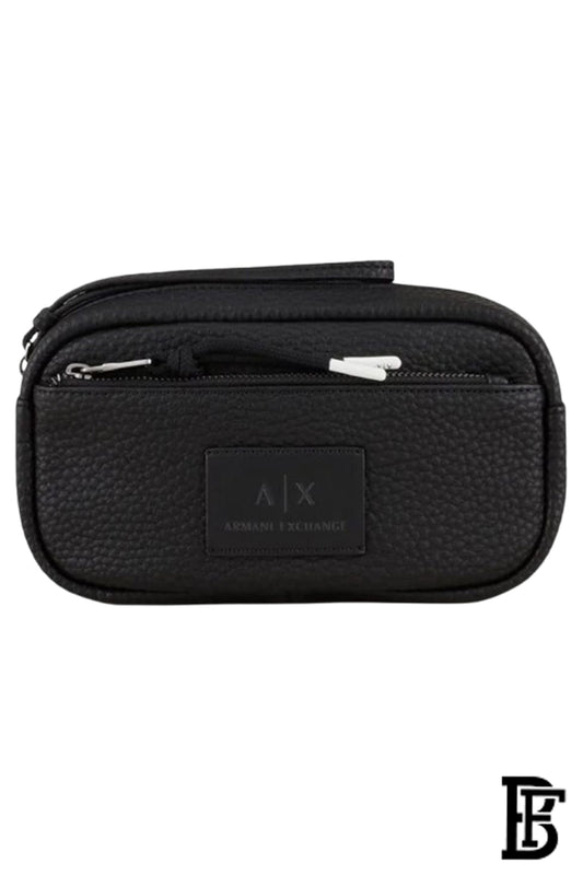 Armani Exchange Toiletry Bag Black, black image 1