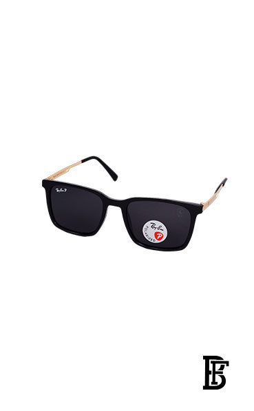 Generic rectangular sunglasses inspired by Rayban sn037 image 1