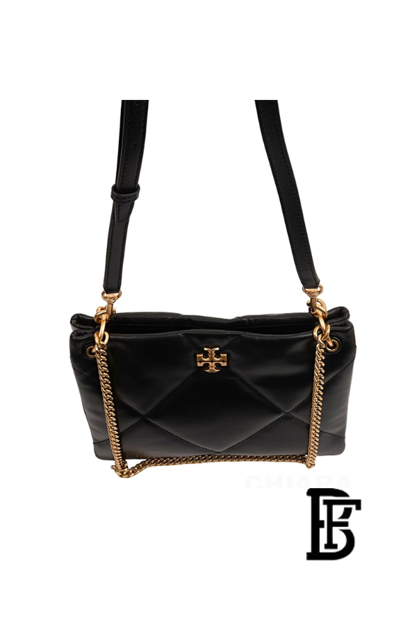 Tory Burch Black Leather Women Handbag 155235 001  – Elegant Everyday Shoulder Bag image 7
