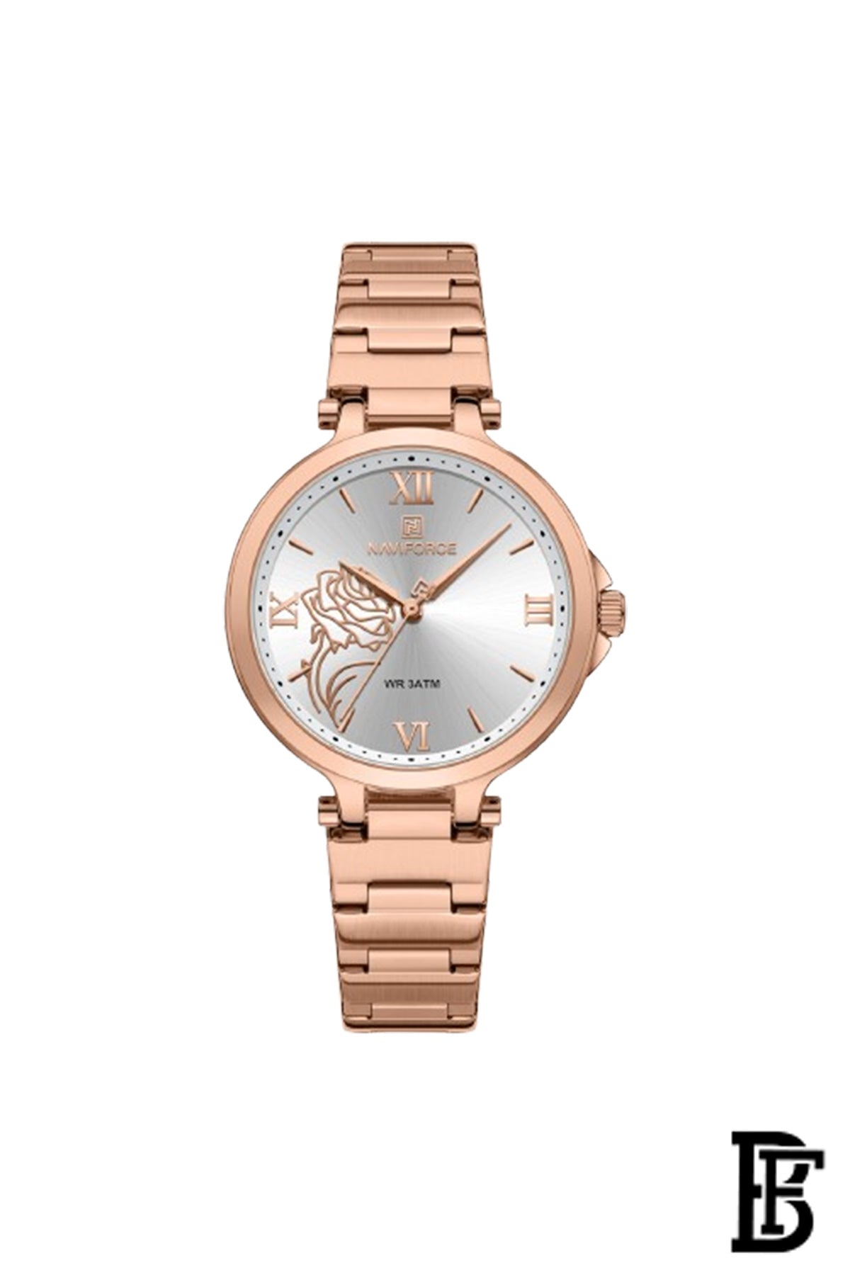Naviforce NF5060 RG/W      Women's Analog Stainless Steel Watch image 0