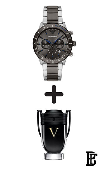 EMPORIO ARMANI Men's Analog Stainless Steel Wrist Watch AR11391 + Gift perfume Tester 30 ml image 1