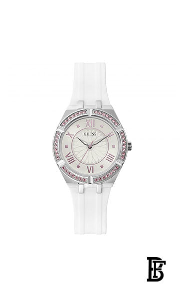GUESS gw0032l1 Women ’s analog rubber watch  + Gift perfume tester 30 ml image 2