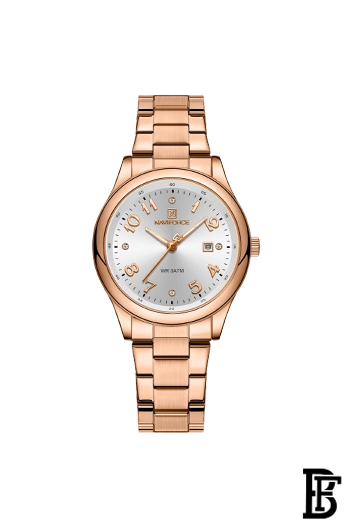 Naviforce NF5059 RGW      Women's Analog Stainless Steel Watch image 1