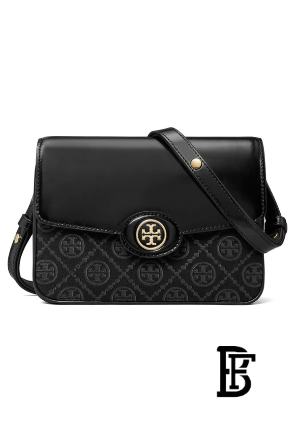 Tory Burch Black Leather Women Handbag 152305 001 – Elegant Everyday Shoulder Bag image 1