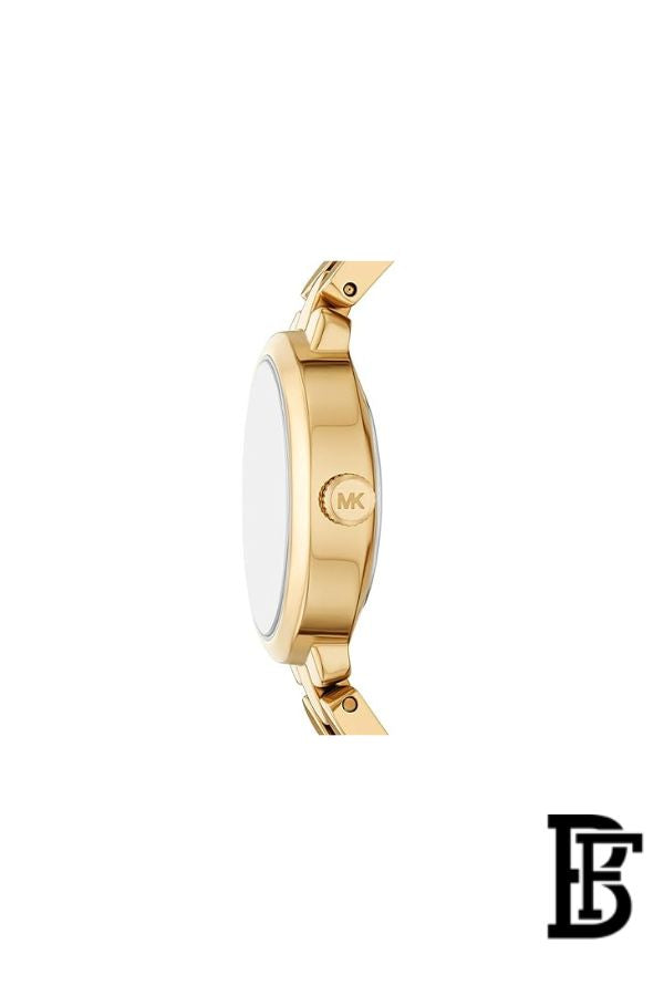 Michael Kors Maude Women's Watch MK4955 – Gold Dial & Stainless Steel Strap 21mm Quartz image 3