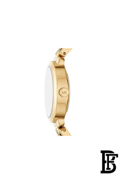 Michael Kors Maude Women's Watch MK4955 – Gold Dial & Stainless Steel Strap 21mm Quartz image 3