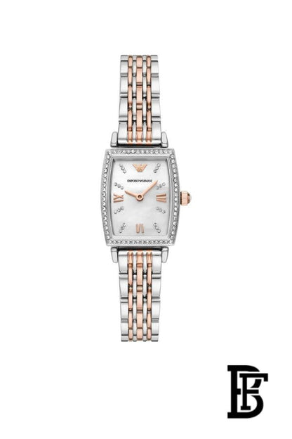 Emporio Armani Women’s Watch AR11519 – White Dial – Two-Tone Stainless Steel image 0