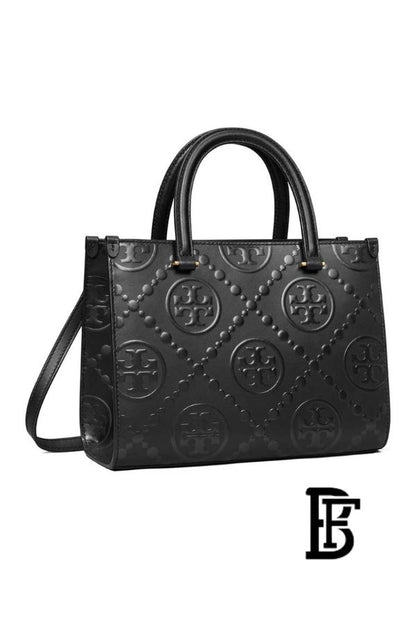 Tory Burch Black Leather Women Handbag 162013 001 – Elegant Everyday Shoulder Bag image 0