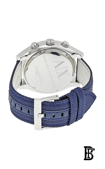 Armani Exchange Men's Leather Chronograph Buckle Watch AX1609 image 3