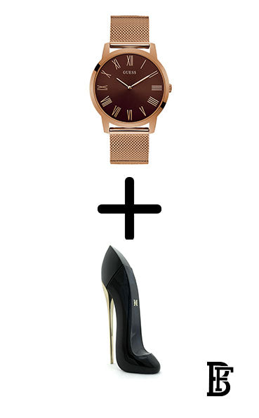 GUESS Women's  Stainless Steel Analog  Wrist Watch gw0074g1 + Gift perfume Tester 30 ml image 0