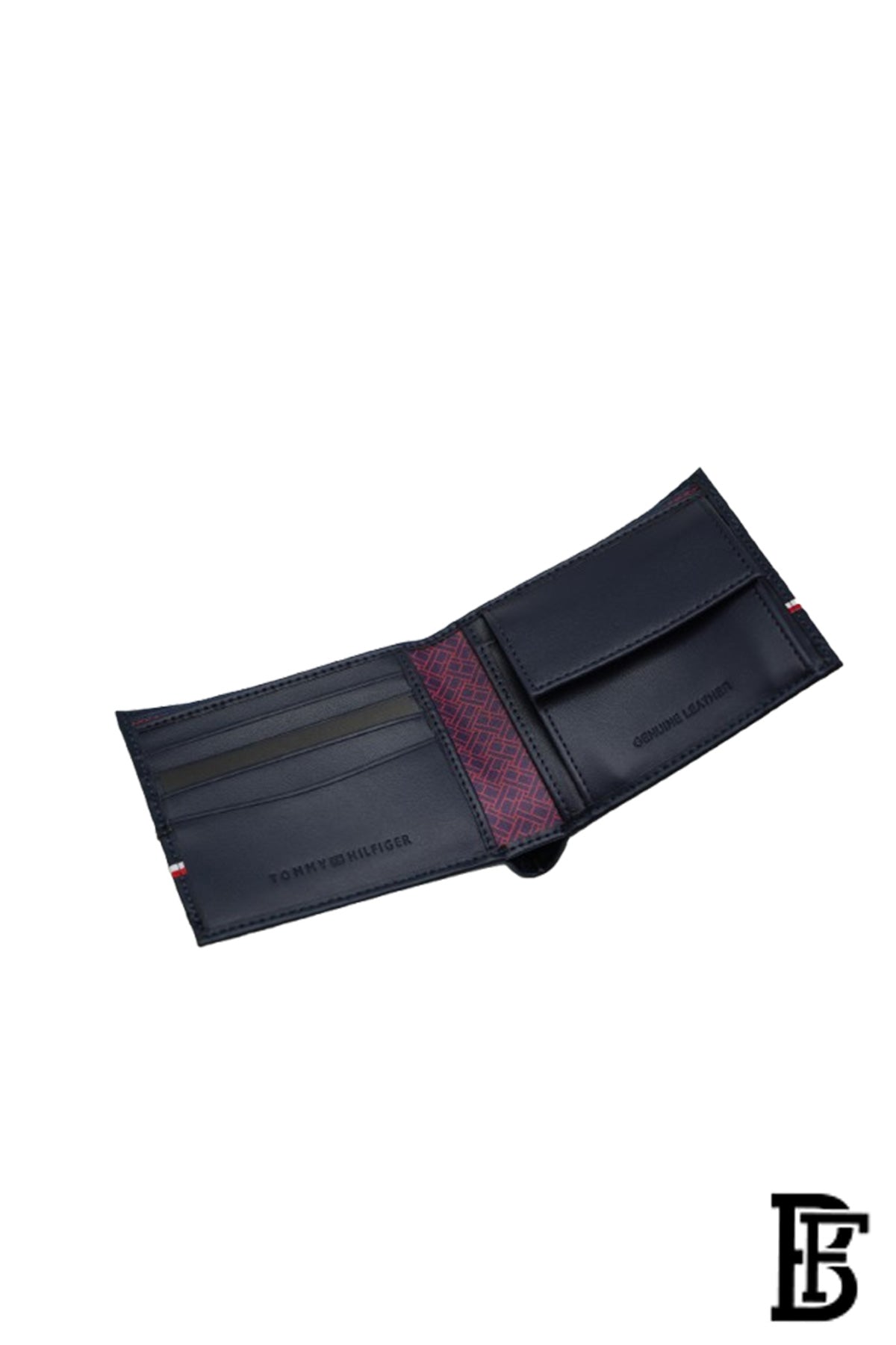 Tommy Hilfiger  Wallet is a one to face solid style covered in light/BLUE leather image 5
