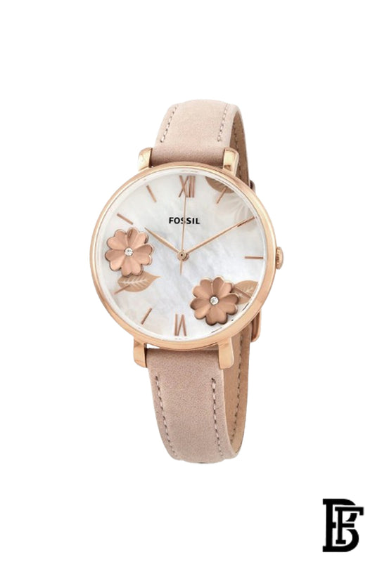 FOSSILWomen's Jacqueline Analog Leather Strap Watch ES4671 image 0