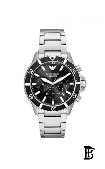 EMPORIO ARMANI Men's Chronograph Round Quartz Wrist Watch AR11360 image 1