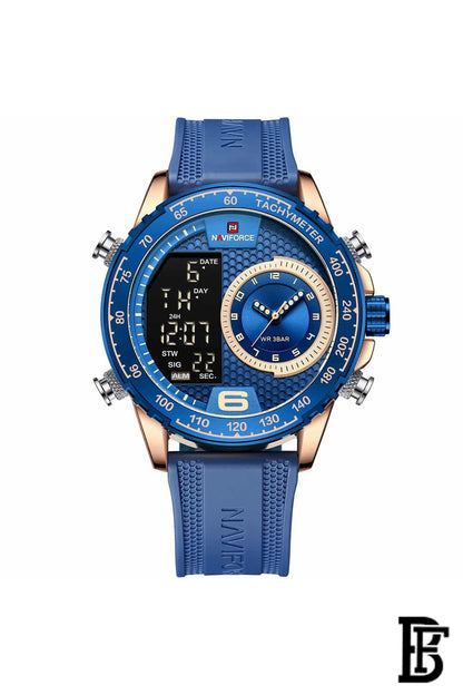Naviforce NF9199T RG/BE/BE     Men's Analog Leather Watch image 0