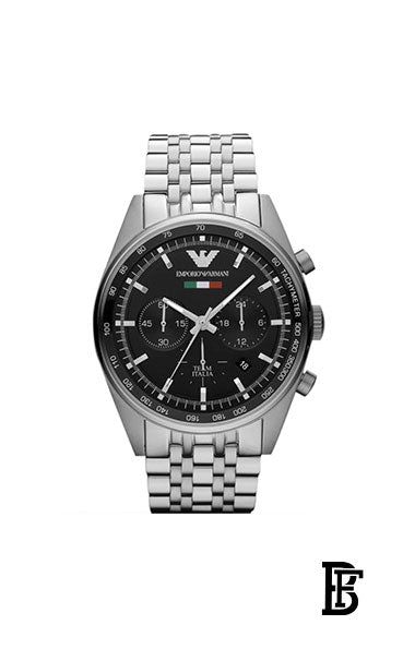 EMPORIO ARMANI Men's Stainless Steel Chronograph Watch AR5983 + Gift perfume Tester 30 ml image 2