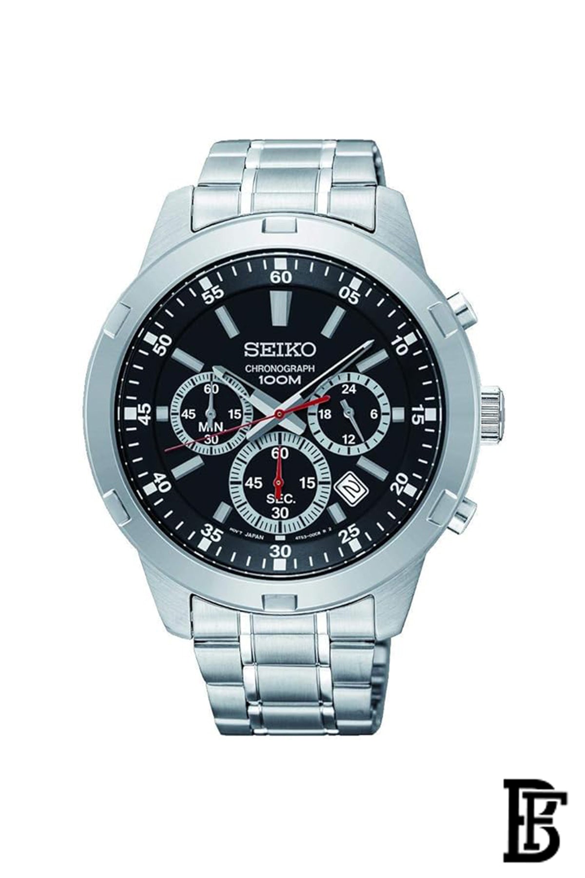 SEIKO  SKS605P1 Men's Stainless Steel Quartz CHRONOGRAPH  Wrist Watch      Warranty from Elaraby Group image 0