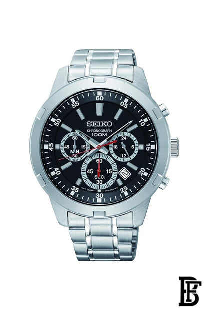 SEIKO  SKS605P1 Men's Stainless Steel Quartz CHRONOGRAPH  Wrist Watch      Warranty from Elaraby Group image 0