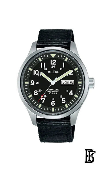 Alba AL4223X Men's fabric Automatic Analog Wrist Watch   Warranty from Elaraby Group image 0