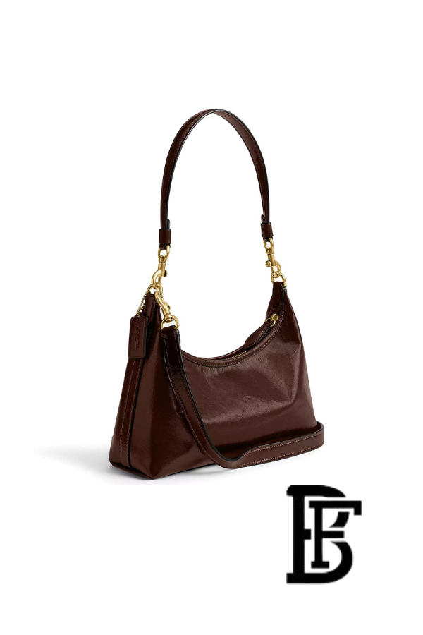 Coach Dark Brown Women Shoulder Bag Cad75 B4Mpl– Elegant Everyday Shoulder Bag image 11
