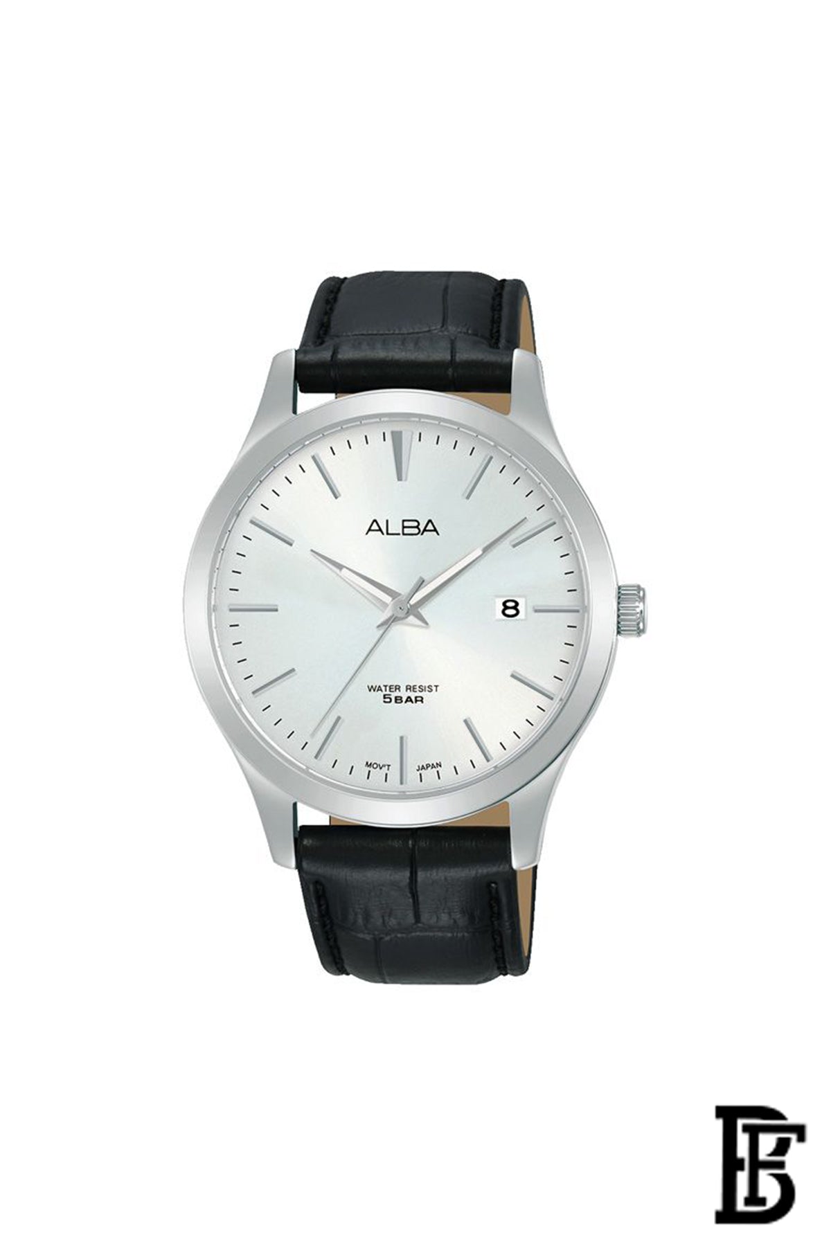 Alba AS9M39X Men's Leather  Quartz Analog Wrist Watch      Warranty from Elaraby Group + Gift EMPORIO ARMANI Stronger With You ABSOLUTELY EDP 100ml image 2