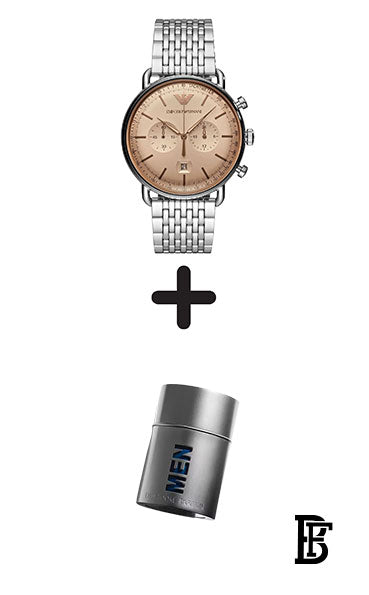 EMPORIO ARMANI Men's Water Resistant Chronograph Watch AR11239 + Gift perfume tester 30 ml image 0