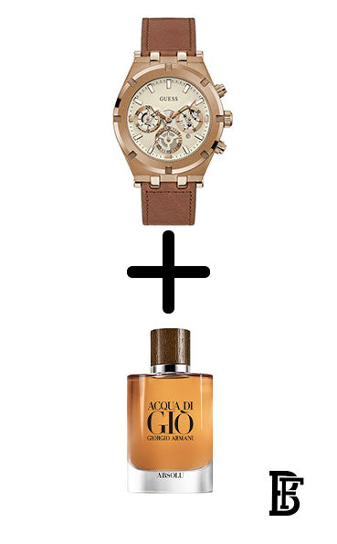 GUESS Sports Analog White Dial Men's Watch-GW0262G3, White, strap + Gift perfume tester 30 ml image 1