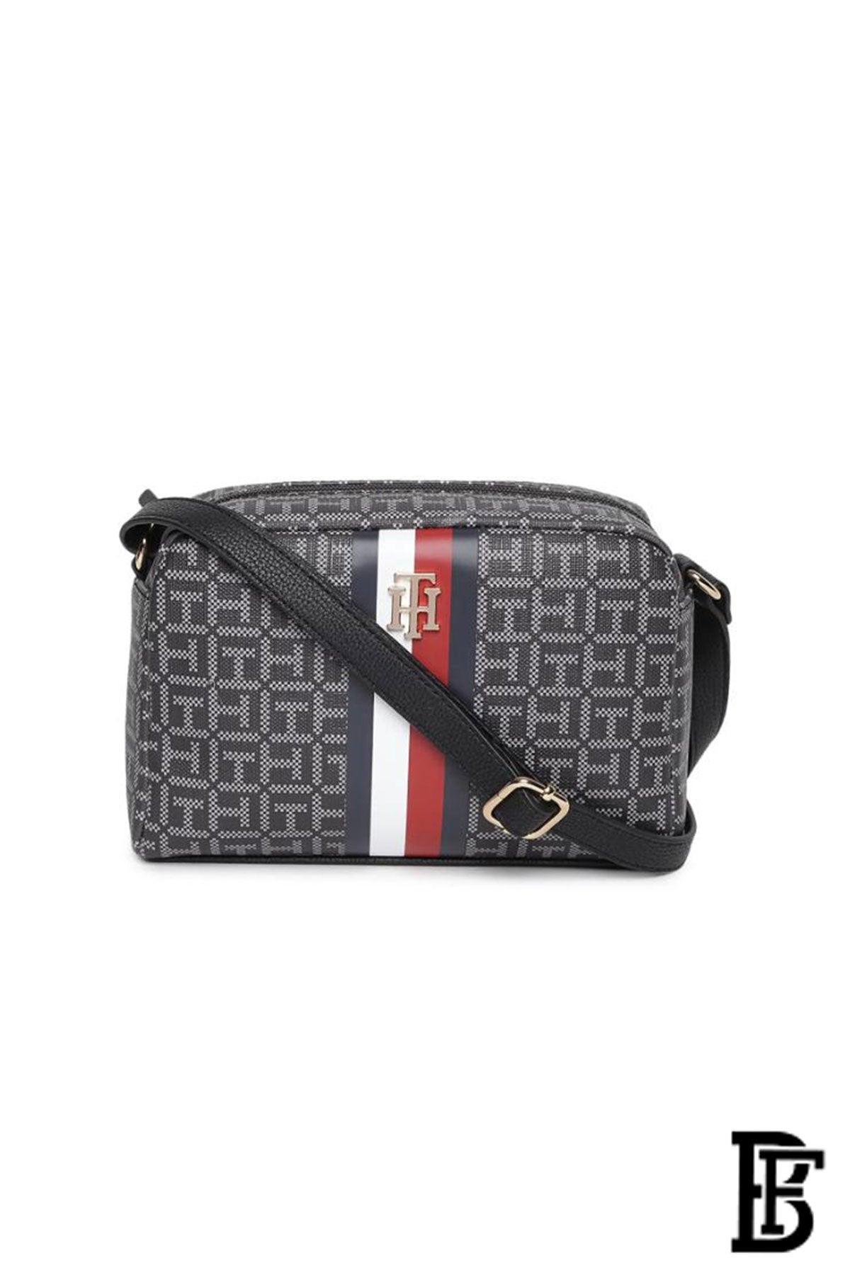 Tommy Hilfiger Monogram Zipper Closure Sling Bag\BAGD023 image 0