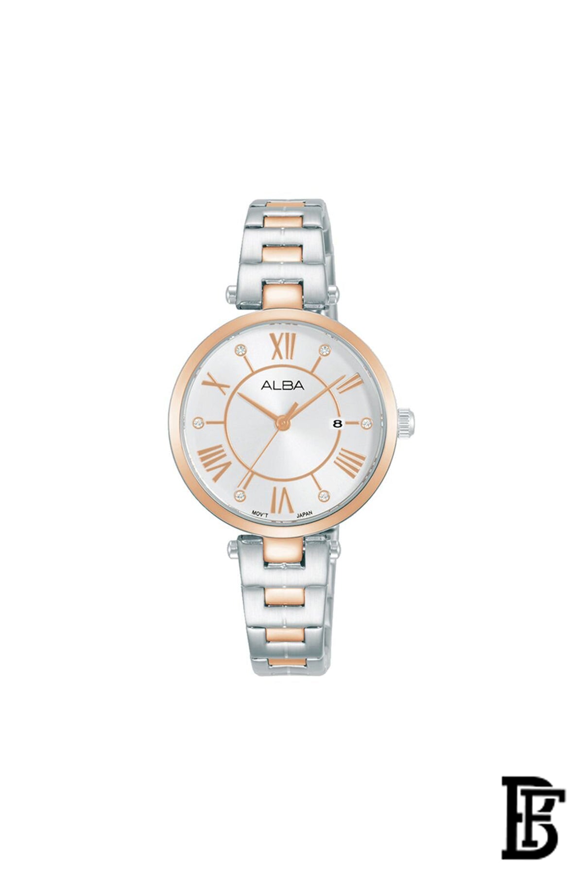 Alba AH7AN4X Women's  Stainless steel Quartz Analog Wrist Watch  + Gift perfume tester 30 ml Warranty from Elaraby Group image 2