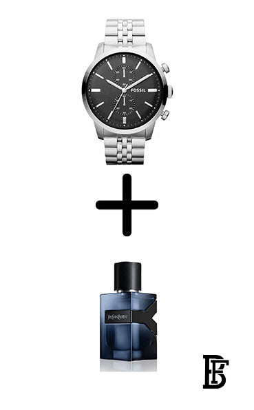 FOSSIL FS4784 Men's Water Resistant Analog Watch  + Gift perfume tester 30 ml image 0