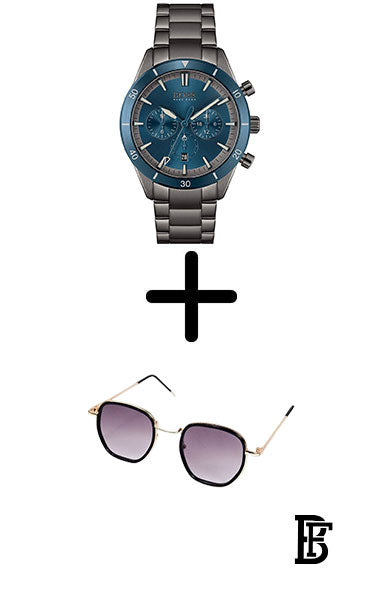 Hugo Boss Watch For Men 1513863 + Sun glasses gift sg4 image 1