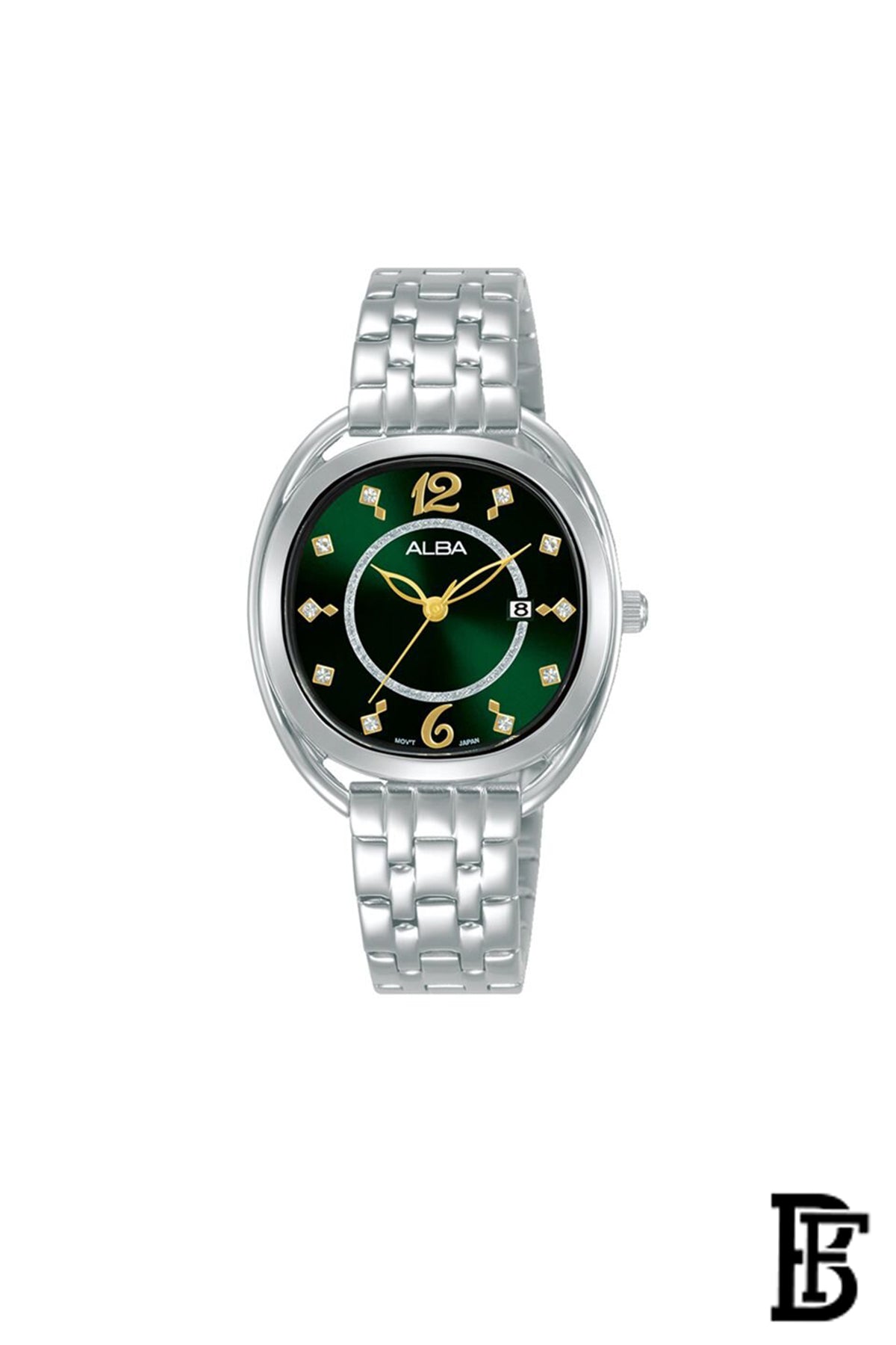 Alba AH7BG9X Women's  Stainless Steel Quartz Analog Wrist Watch + Gift perfume tester 30 ml Warranty from Elaraby Group image 2