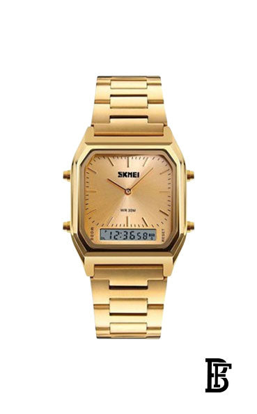 SKMEI  Men's Stainless Steel Watch SK1220 Gold image 0