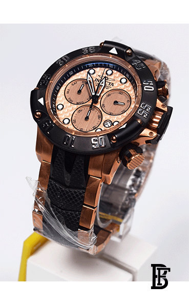 Invicta Subaqua Swiss Ronda Z60 Caliber Men's Watch - 55.45mm, Rose Gold, Black image 1