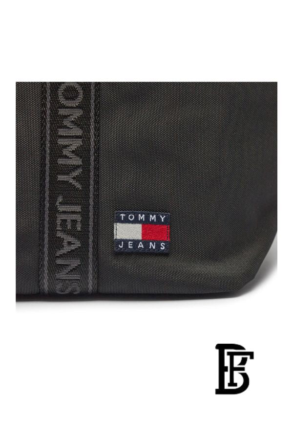 Tommy Hilfiger Black Leather Women Handbag Aw0Aw16273 – Elegant Everyday Shoulder Bag image 7