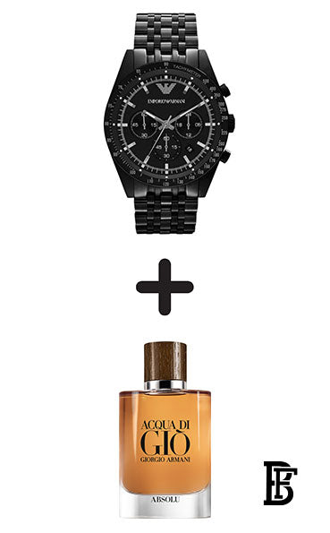 EMPORIO ARMANI Men's Sportivo Chronograph Watch AR5989 + Gift perfume Tester 30 ml image 0