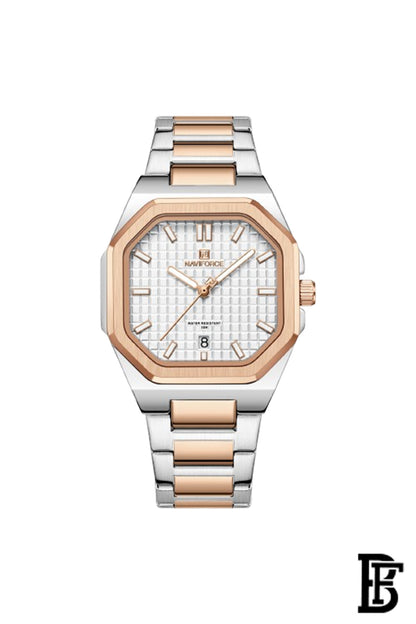 Naviforce NF5053 RG/W     Women's Analog Stainless Steel Watch image 1