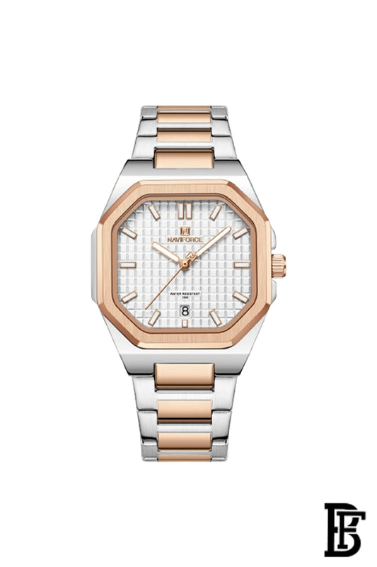 Naviforce NF5053 RG/W     Women's Analog Stainless Steel Watch image 1